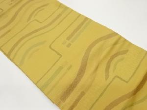 抽象模様織出し名古屋帯